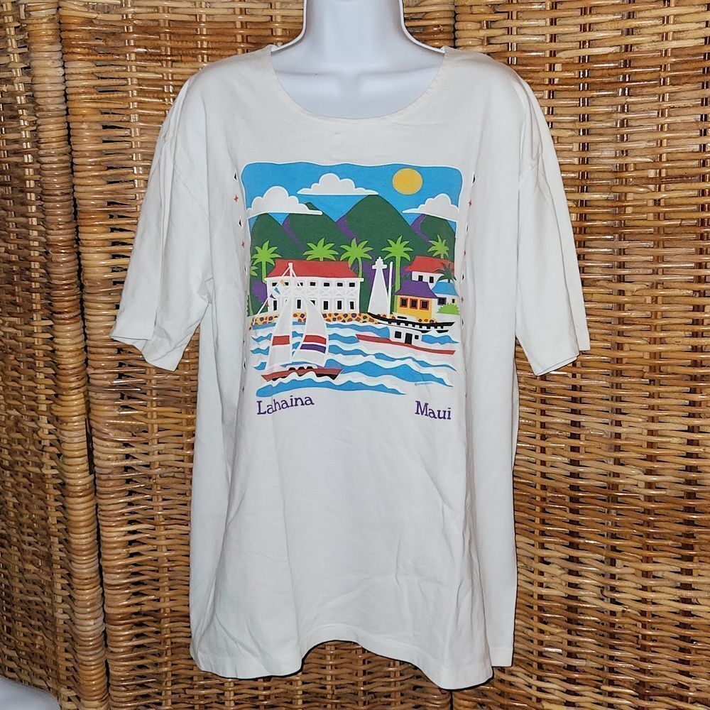 Lahaina Maui Crazy Shirt Vintage T-shirt L